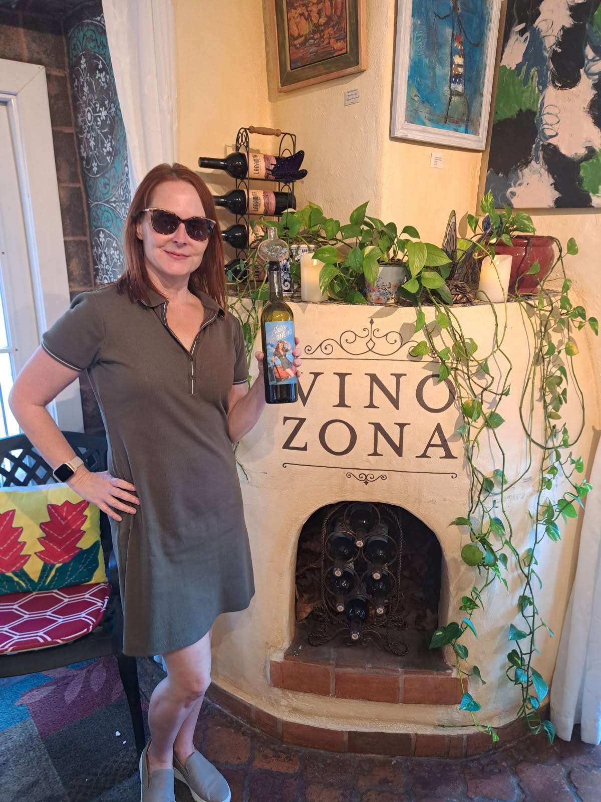 Guests enjoying wine at Vino Zona