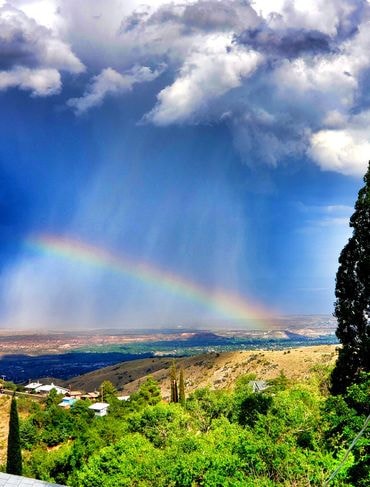 Rainbow over the Verde Valley